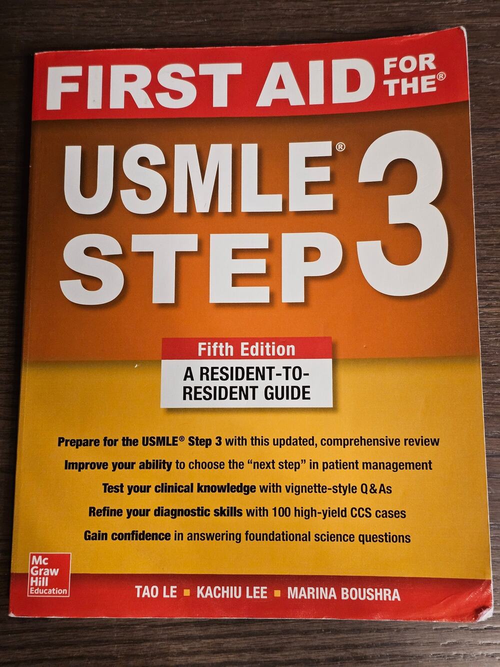First Aid for the USMLE Step 3 2019, Fifth Edition by Le,Tao; Bhushan, Vikas